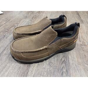 Ariat Edge LTE Slip-On SD Composite Toe Work Boot Brown Shoes Men's 10D Wide